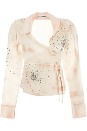 Des Phemmes Crystal-embellished blouse