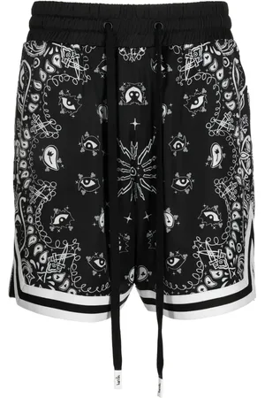 HACULLA Paisley-print basketball shorts