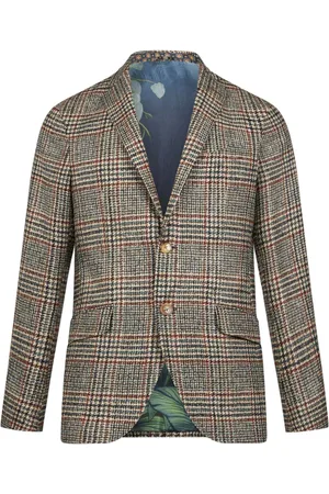 Etro Single-breasted tartan check blazer