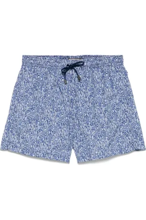 CANALI Printed swim shorts
