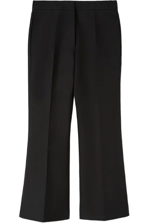 Jil Sander Cotton cropped trousers