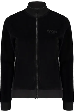 Moschino Logo-embroidered jacket