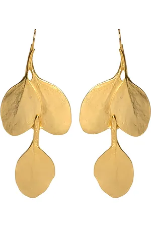 Kenneth Jay Lane Leaf earrings