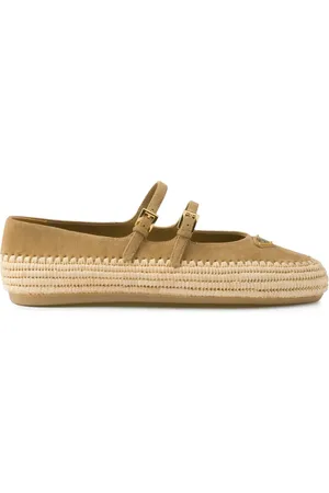 Prada Suede ballerina shoes