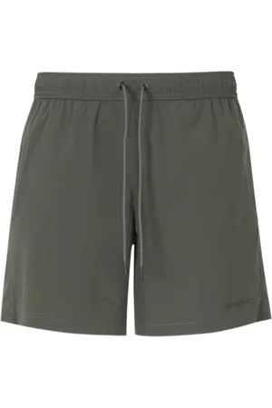 Moncler Logo-embroidered swim shorts