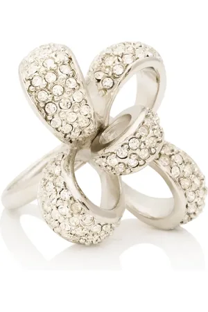 Kenneth Jay Lane Crystal-embellished ring
