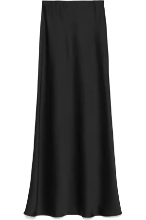 CENERE GB Satin maxi skirt