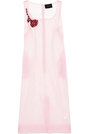 Simone Rocha Square neck dart dress