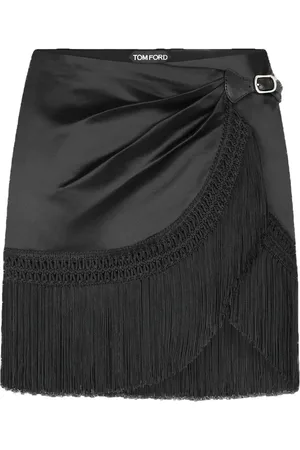 Tom Ford Fringe-detail mini skirt