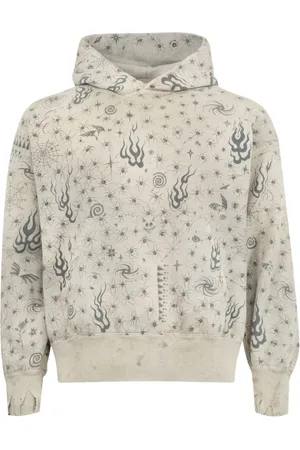 SAINT MXXXXXX Distressed-effect hoodie