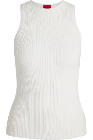 HUGO BOSS Ribbed-knit tank top