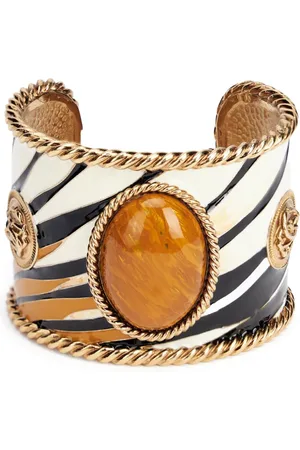 Roberto Cavalli Enameled metal bracelet