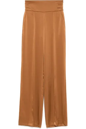 Alejandra Alonso Rojas Satin straight-leg trousers