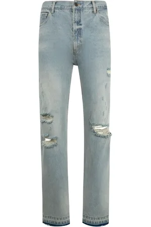 Midnight Distressed-effect jeans