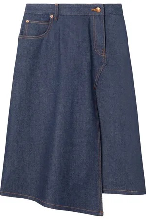 Tory Burch Asymmetric denim skirt