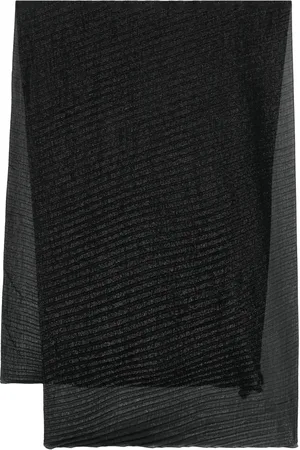 Emporio Armani Pliss??-effect scarf