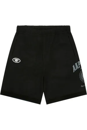 A Bathing Ape Graphic-print track shorts