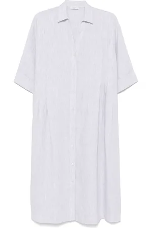 PESERICO SIGN Striped midi dress