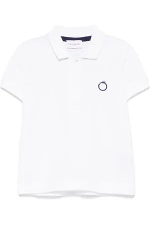 Trussardi Logo-appliqu?? polo shirt