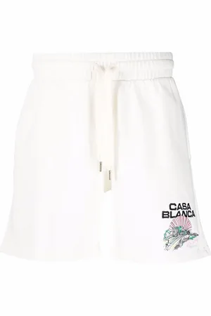 Casablanca Embroidered-logo sweat shorts