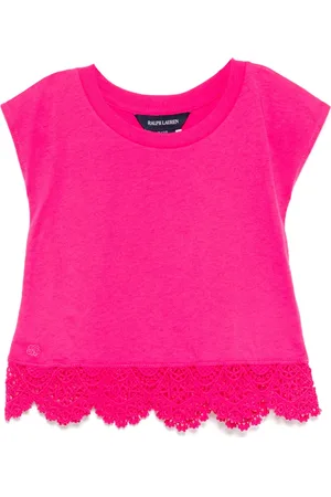 Ralph Lauren Lace trim T-shirt