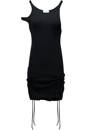 LANEUS Fine-ribbed dress