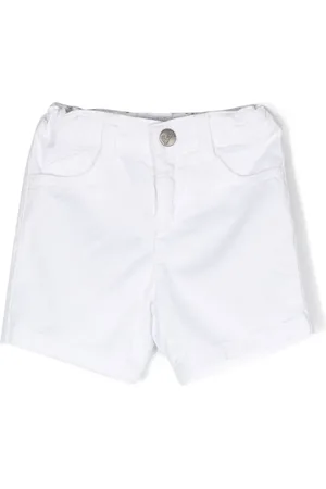 Emporio Armani Logo-detail denim shorts