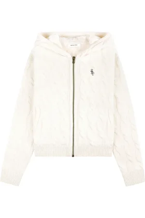 Sporty & Rich Embroidered-logo cardigan