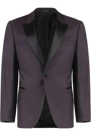 Emporio Armani Virgin wool-blend blazer