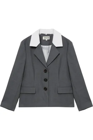 Shushu/Tong Contrasting-lapels jacket