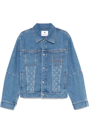 Marine Serre Moon-laser denim jacket