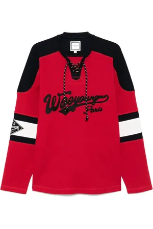 WOOYOUNGMI Long-sleeve rugby T-shirt