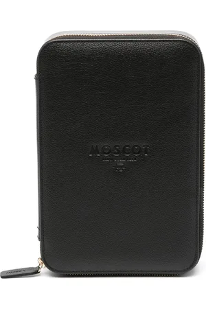 MOSCOT Logo-debossed zipped travel bag