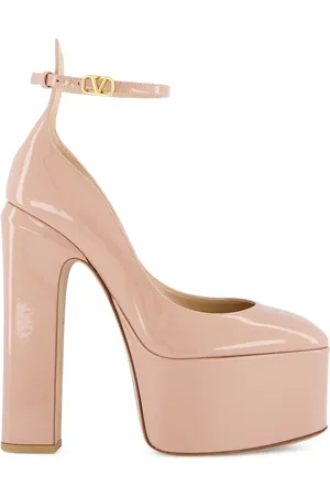 VALENTINO GARAVANI Tan-Go 155mm platform pumps