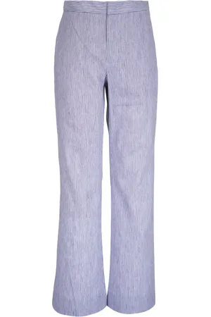Vince Striped flared trousers