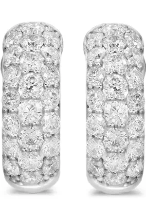 David Yurman Sterling DY Mercer Micro diamond hoop earrings (13.5mm)