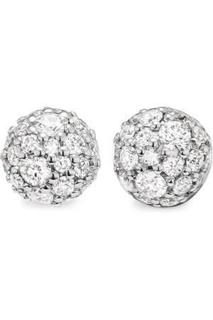 David Yurman 18kt yellow gold Petite Pav?? diamond stud earrings (4.5mm)