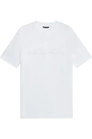 Brooks Brothers Logo-embroidered cotton T-shirt