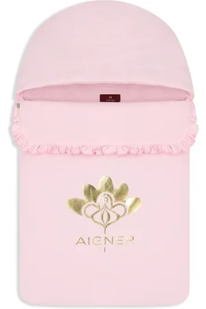 Aigner Floral-motif logo baby nest