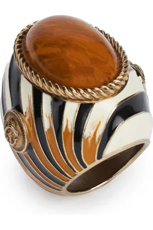 Roberto Cavalli Enameled metal ring