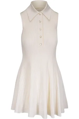 ZIMMERMANN Ribbed polo dress