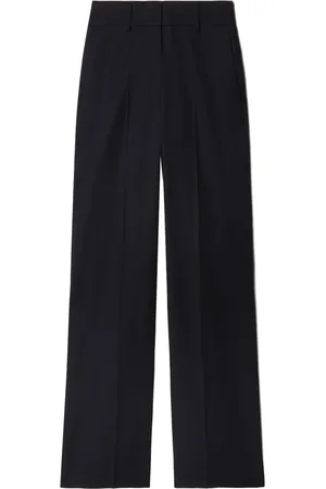 OFF-WHITE Wool straight-leg trousers