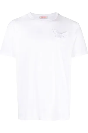 VALENTINO GARAVANI Butterfly-appliqu?? logo-print T-shirt