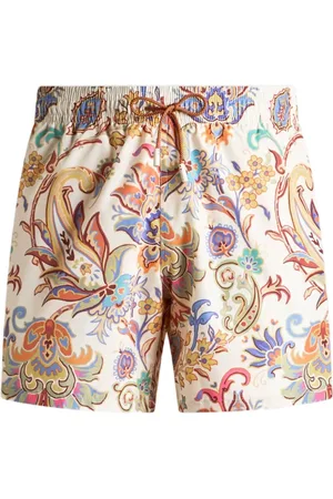 Etro Floral-print swim shorts