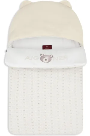 Aigner Bear-motif logo baby nest