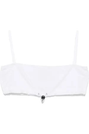 Moschino Poplin cropped top