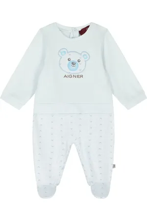Aigner Bear-appliqu?? babygrow