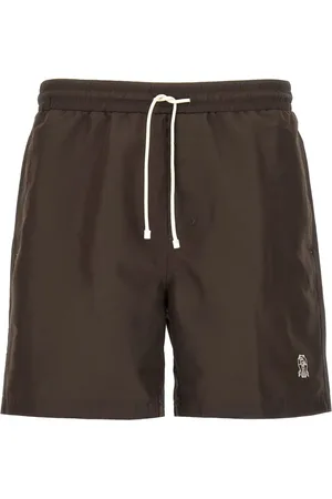 Brunello Cucinelli Logo swim shorts