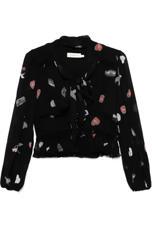 ZIMMERMANN V-neck lace blouse