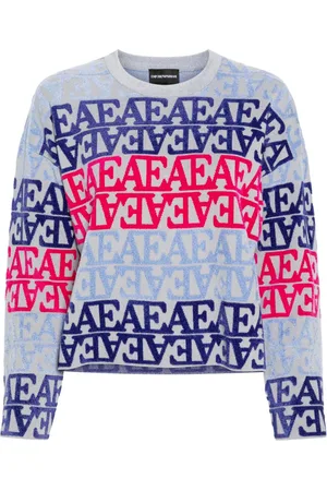 Emporio Armani Logo-flocked sweater